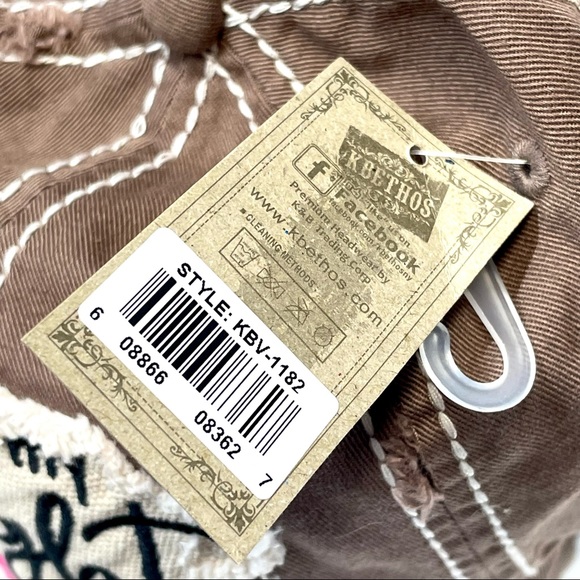 Kbethos Vintage Distressed Hat This Is My Fight Hat KBV-1182 Adjustable Velcro - Picture 4 of 13